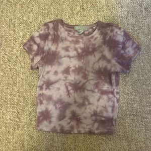 tie dye baby tee, from tilly's